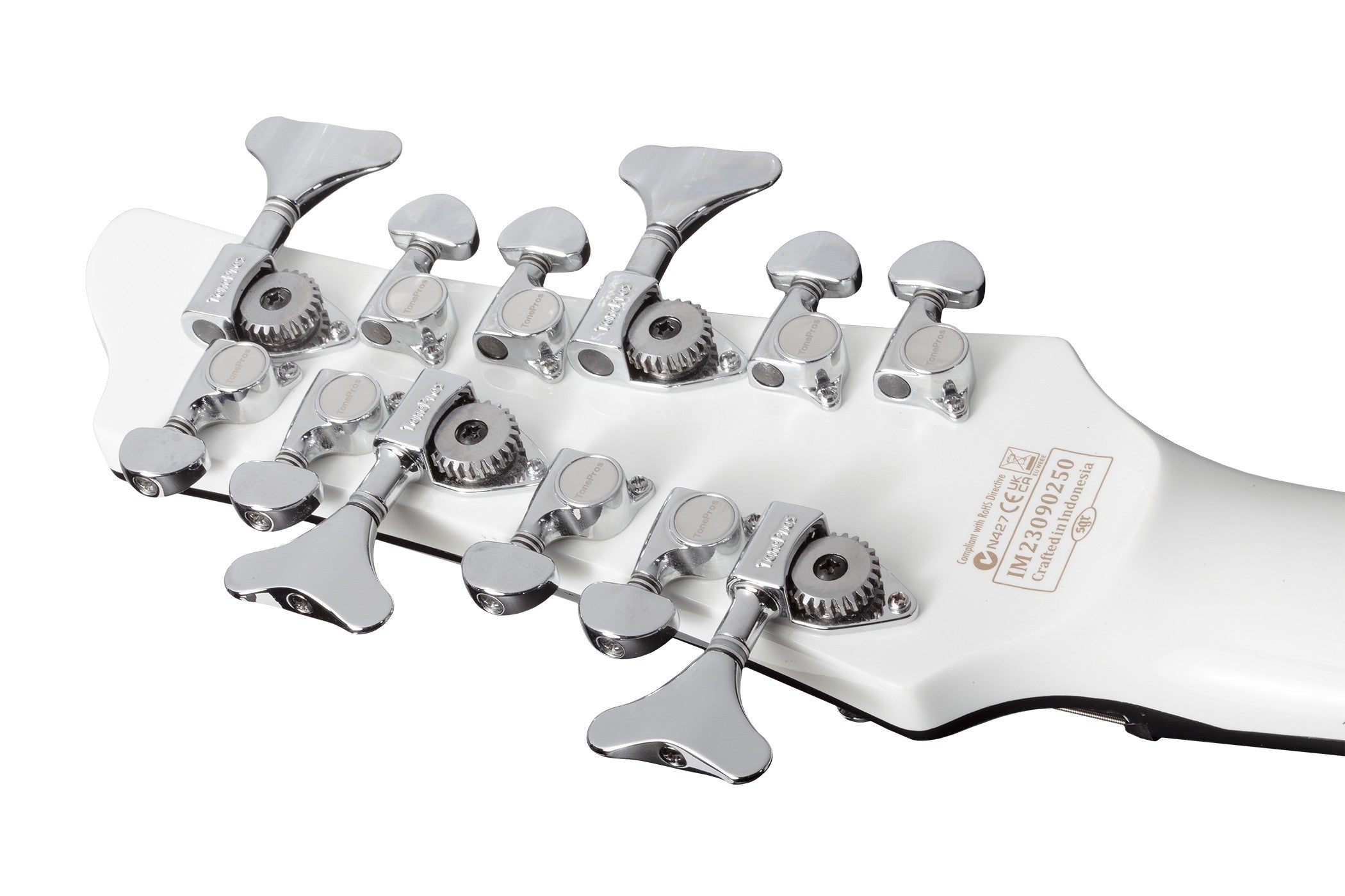Schecter Stargazer-12 12 String Electric Bass, Gloss White 685-SHC