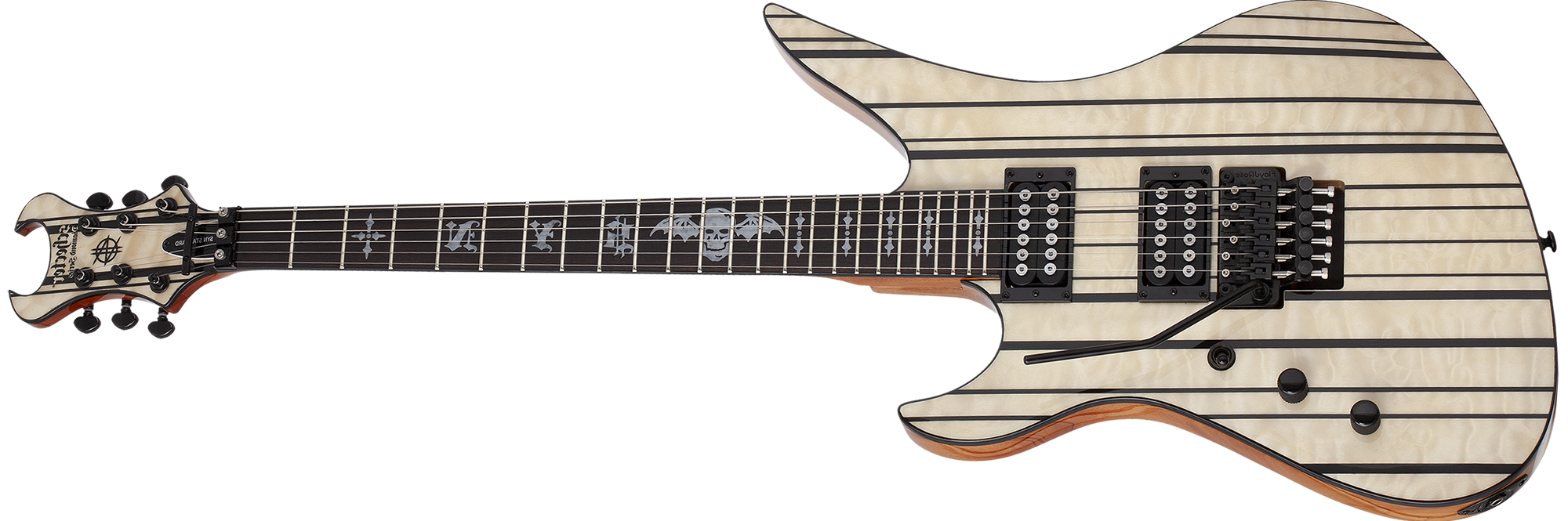 Schecter Synyster Standard Plus Left Handed Electric Guitar, Gloss Natural 1754-SHC
