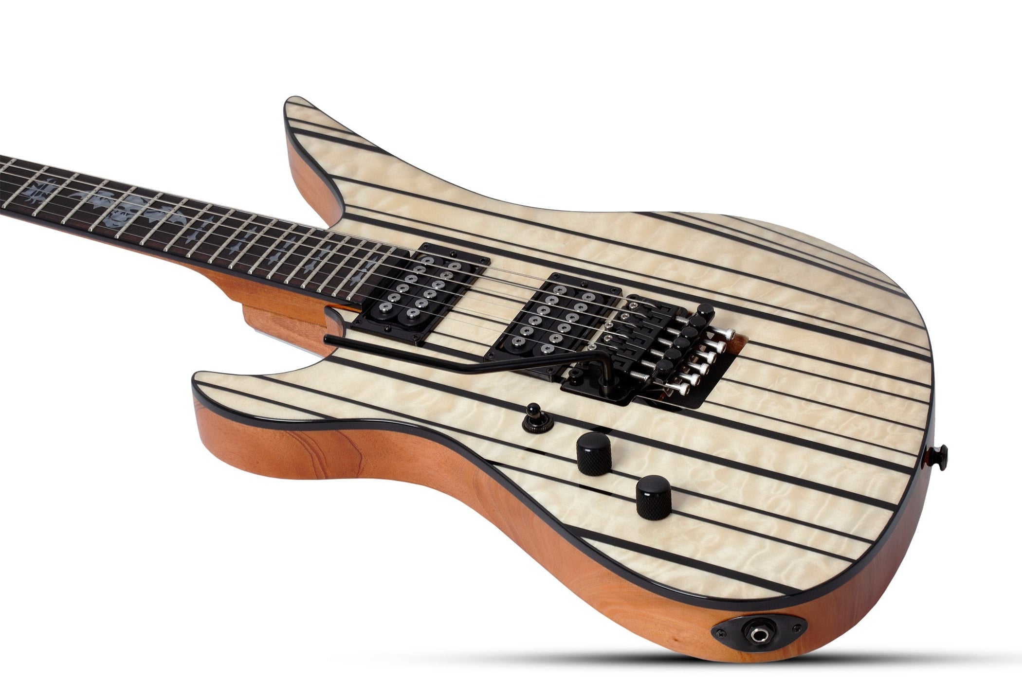 Schecter Synyster Standard Plus Left Handed Electric Guitar, Gloss Natural 1754-SHC