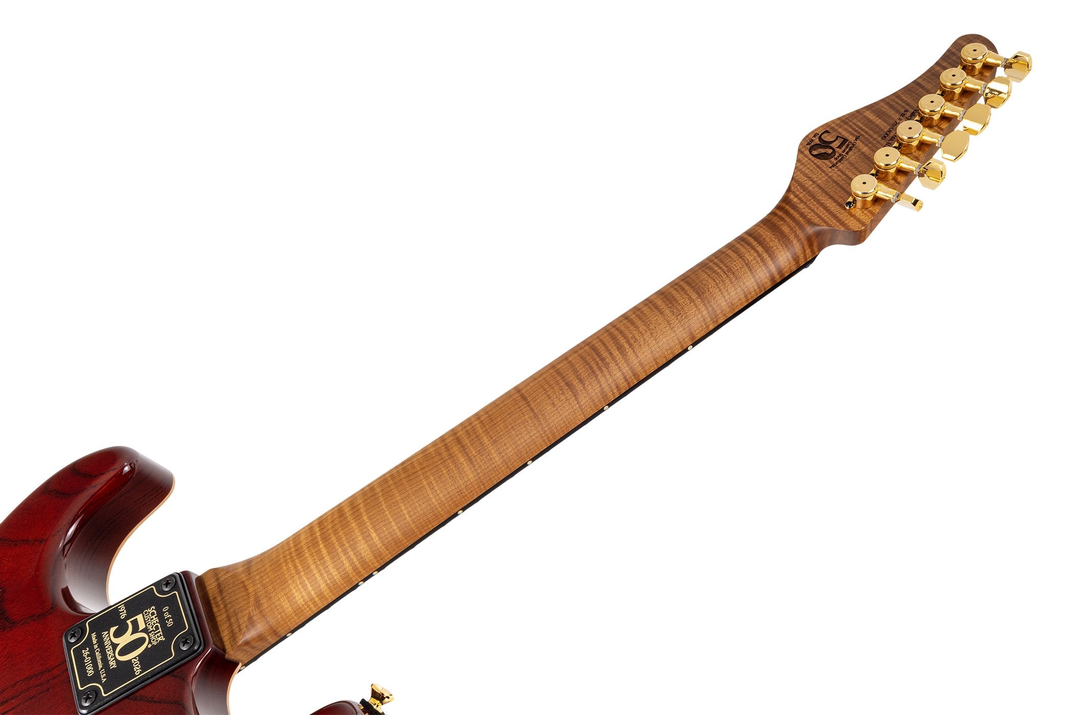 Schecter USA CET 50th Anniversary Limited Edition Golden Anniversary 7400-SHC