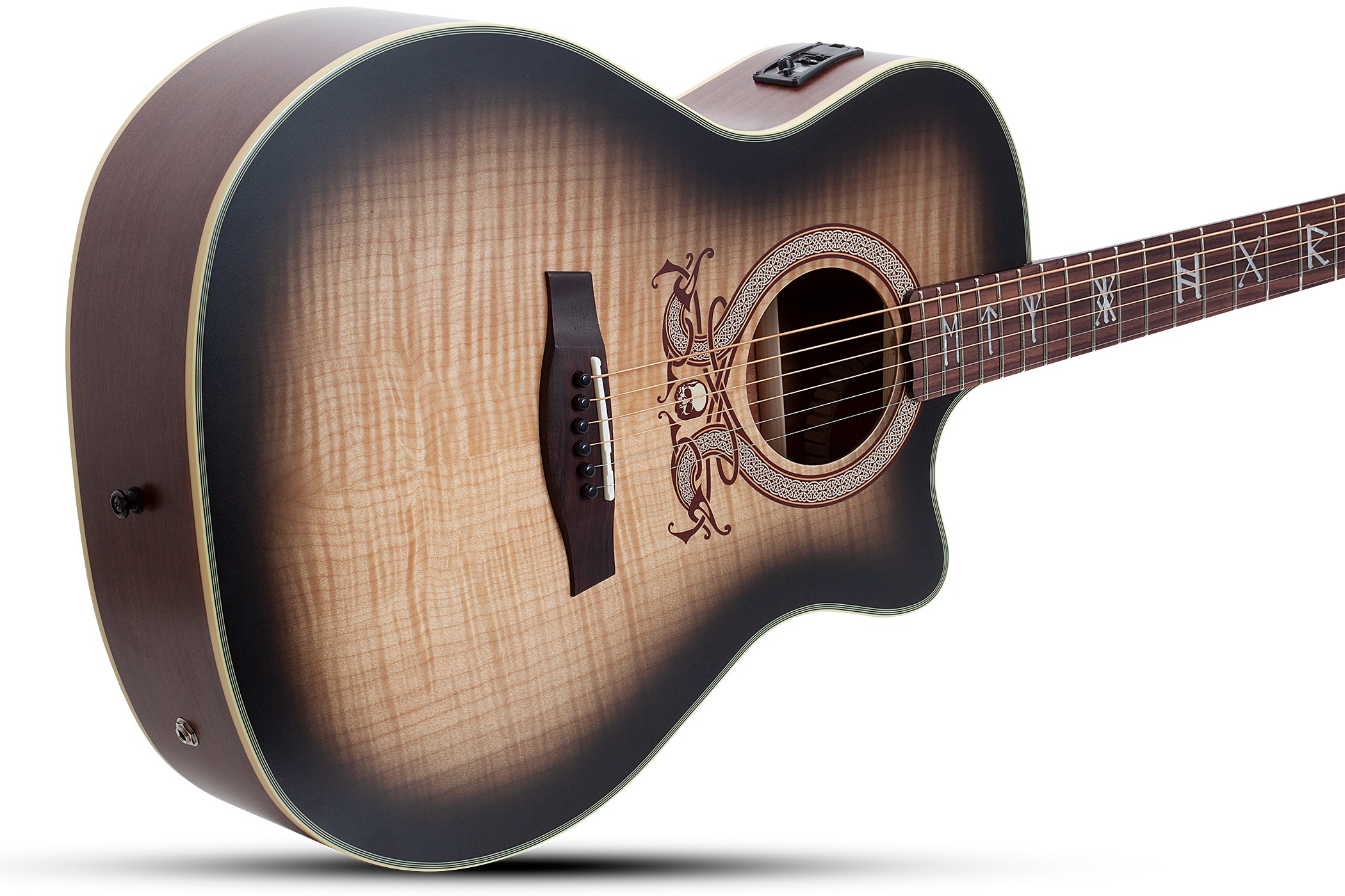 WYLDE AUDIO ZAKK WYLDE GRAND AUDITORIUM ACOUSTIC ELECTRIC Ash Burst Satin 4620-SHC