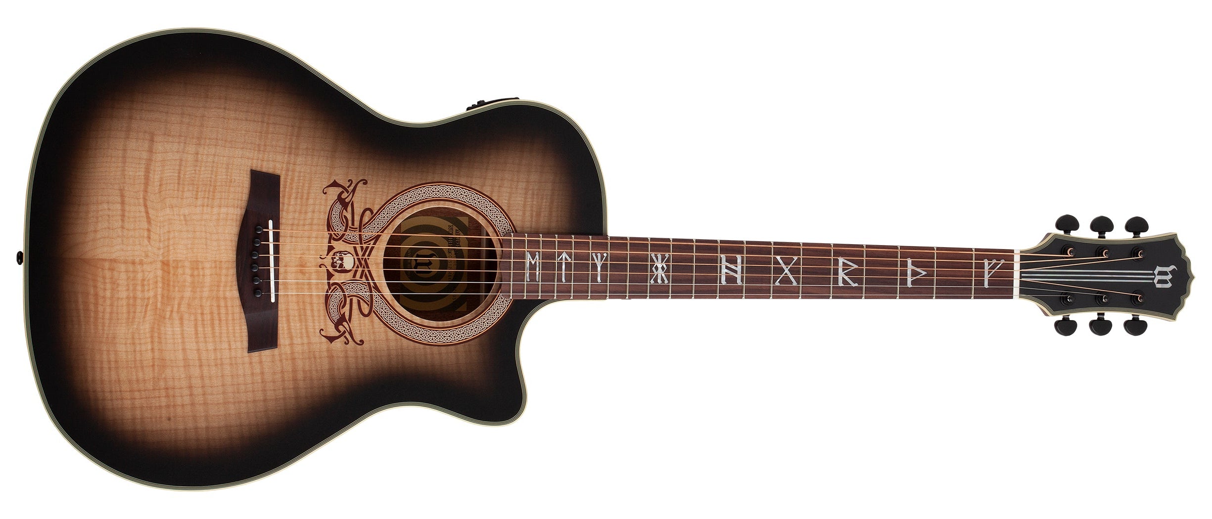WYLDE AUDIO ZAKK WYLDE GRAND AUDITORIUM ACOUSTIC ELECTRIC Ash Burst Satin 4620-SHC
