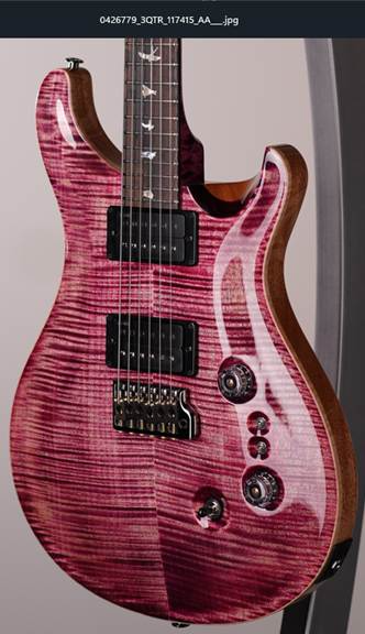 PRS USA 10 TOP Custom 24-08 w/ DMO Pickups Private Stock Colour with Stained Neck Pomegranate W/ Natural Back / Figured Maple Neck 117415::3E