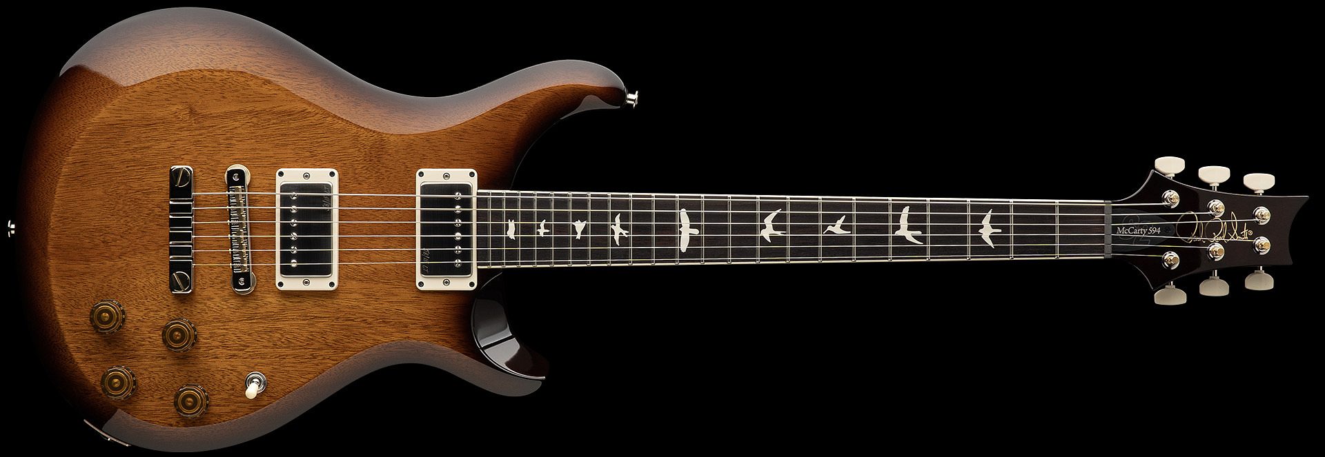 PRS Guitars USA S2 McCarty 594 Thinline Standard MT - McCarty Tobacco Sunburst 112821::MT: