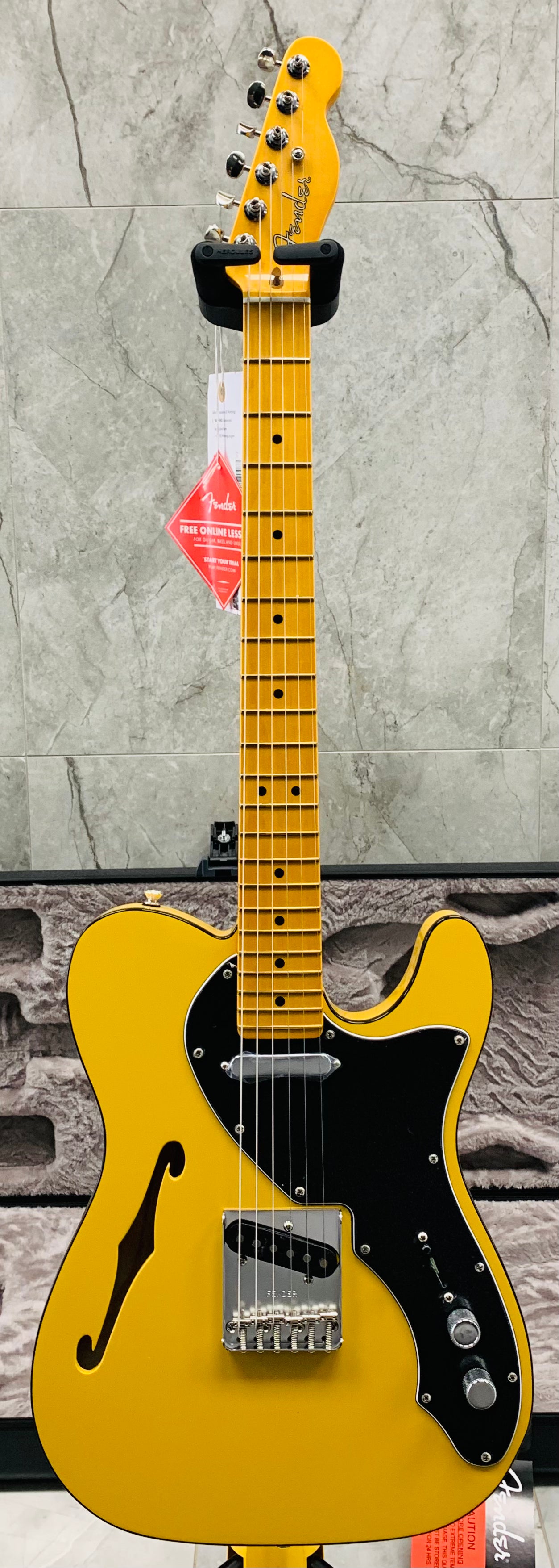 Fender Britt Daniel Tele Thinline Maple Fingerboard - Amarillo Gold 0113702751