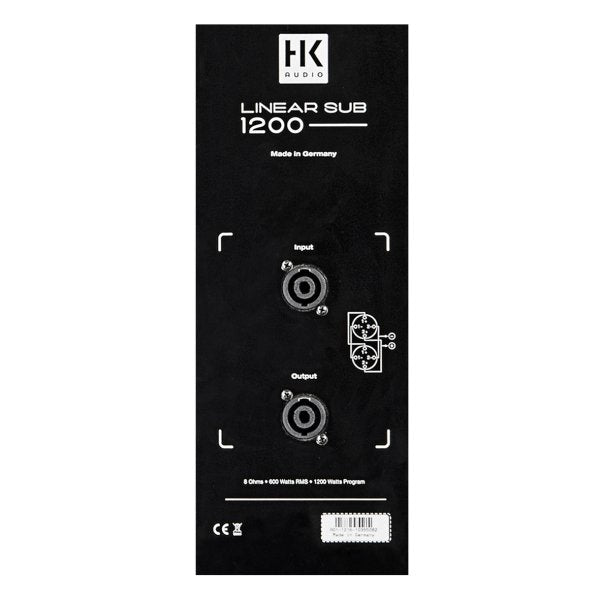 HK Audio 1000-Watt 1 x 12" Active Subwoofer Brand: HK Audio Model: LINEAR-SUB-1200-A