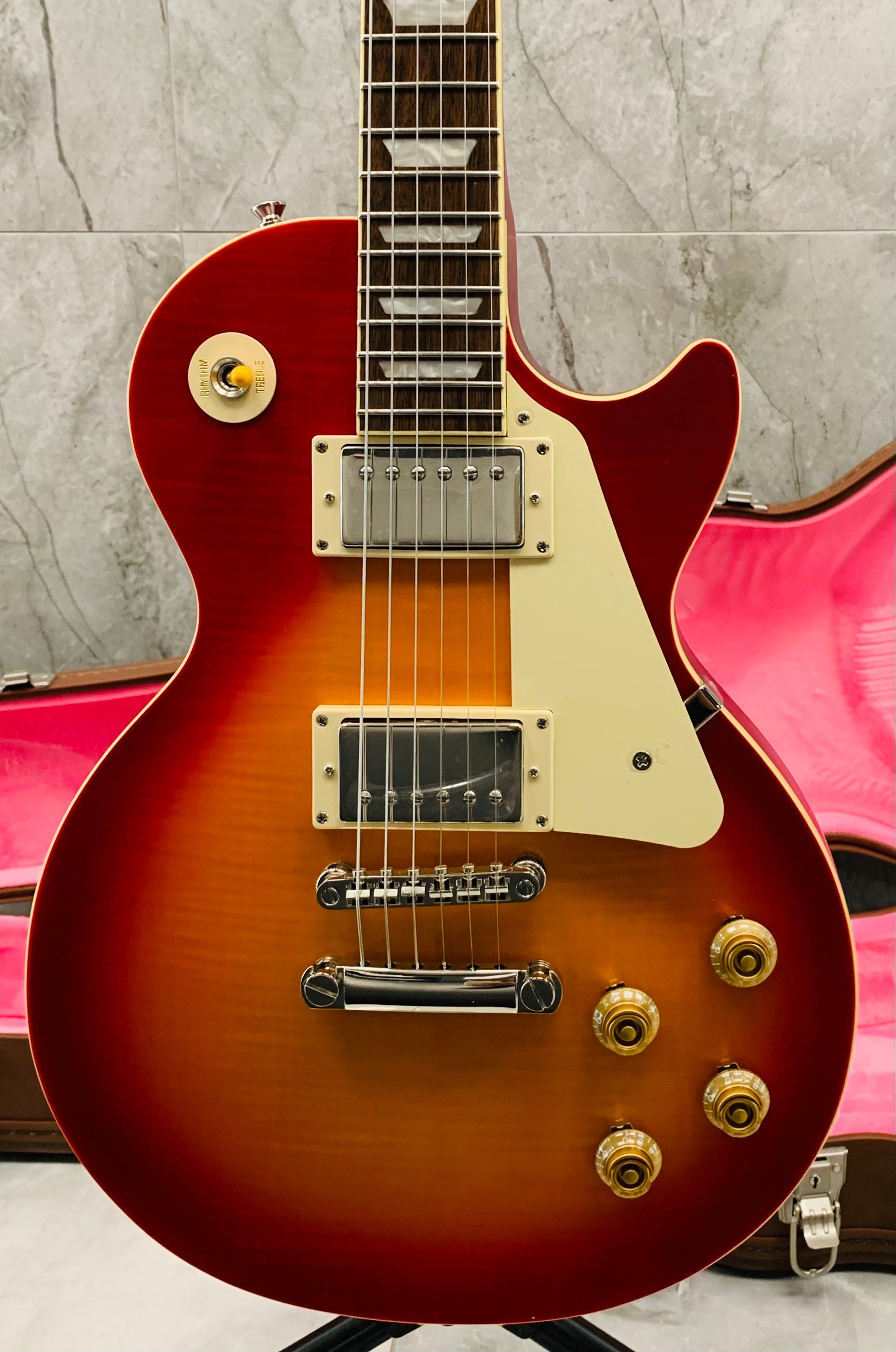 Epiphone Limited Edition 1959 Les Paul Standard 59 EL59ADCNH – Aged Dark  Cherry Burst SERIAL NUMBER 21081521644 - 8.8 LBS