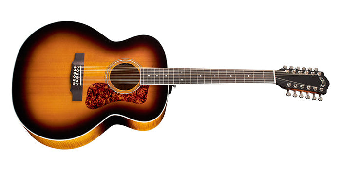 Guild F-2512E Deluxe 12 String Acoustic Electric Antique Burst F2512EDLXATB