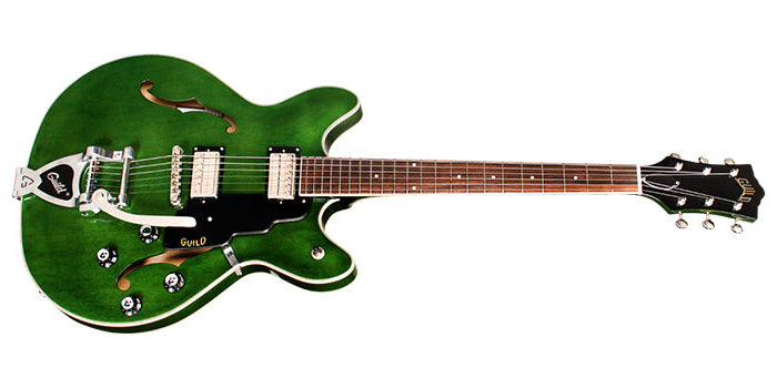 Guild Starfire I DC Semi Hollow Emerald Green SFIDCVIBGRN