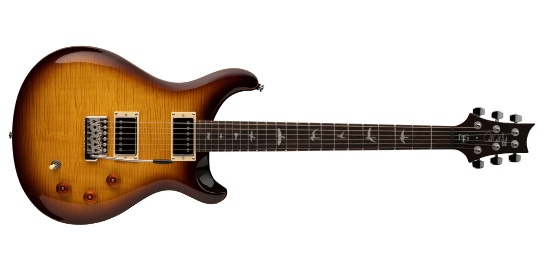 PRS Guitars SE DGT Electric Guitar with Gig Bag, Birds Inlay - McCarty Tobacco Sunburst 111348::MT: