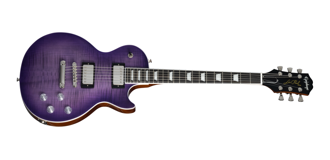 Epiphone Les Paul Modern Figured Electric Guitar with Gigbag - Purple Burst EILMPRBNH