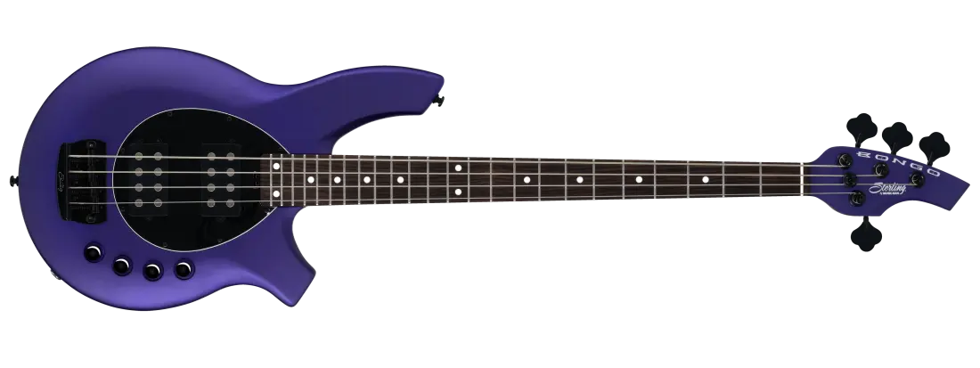 Sterling by Music Man Bongo Bass Guitar - Firemist Purple Satin BONGO-FMPS-R2