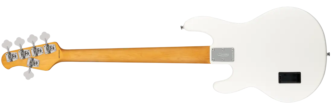 Sterling by Music Man RAY25CA StingRay Classic 5 String Electric Bass - Olympic White STRAY25CAOWHM1