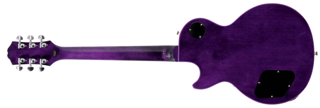 Epiphone Les Paul Custom Widow Electric Guitar with Gigbag - Purple EILPCWPBNH SERIAL NUMBER 24071532969 - 8 LBS 15 OZ