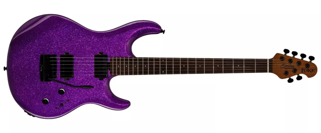 Sterling by Music Man Steve Lukather Luke LK100 Electric Guitar - Purple Sparkle LK100-PSK-R2