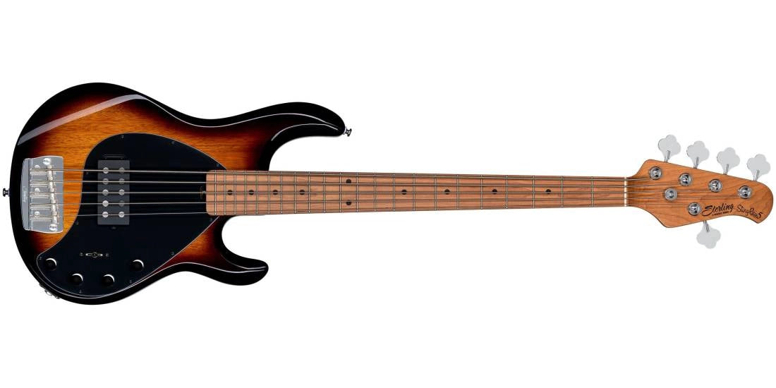 Sterling by Music Man Stingray Ray35 5-String Bass - Vintage Sunburst RAY35-VSB-M2