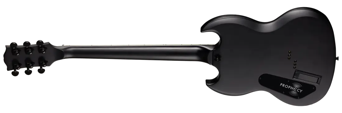 Epiphone Prophecy SG Electric Guitar with Case - Obsidian Storm Satin EYSFOSSBH