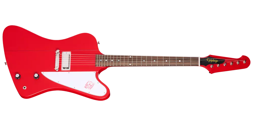 Epiphone 1963 Firebird I Reissue Electric Guitar with Hardshell Case - Cardinal Red ECFIR3CRNH