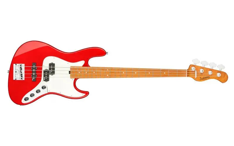 Sadowsky Guitars MetroExpress 21-Fret Hybrid P/J 4 String Bass with Gigbag - Candy Apple Red Metallic MX21HP431MOKUFR