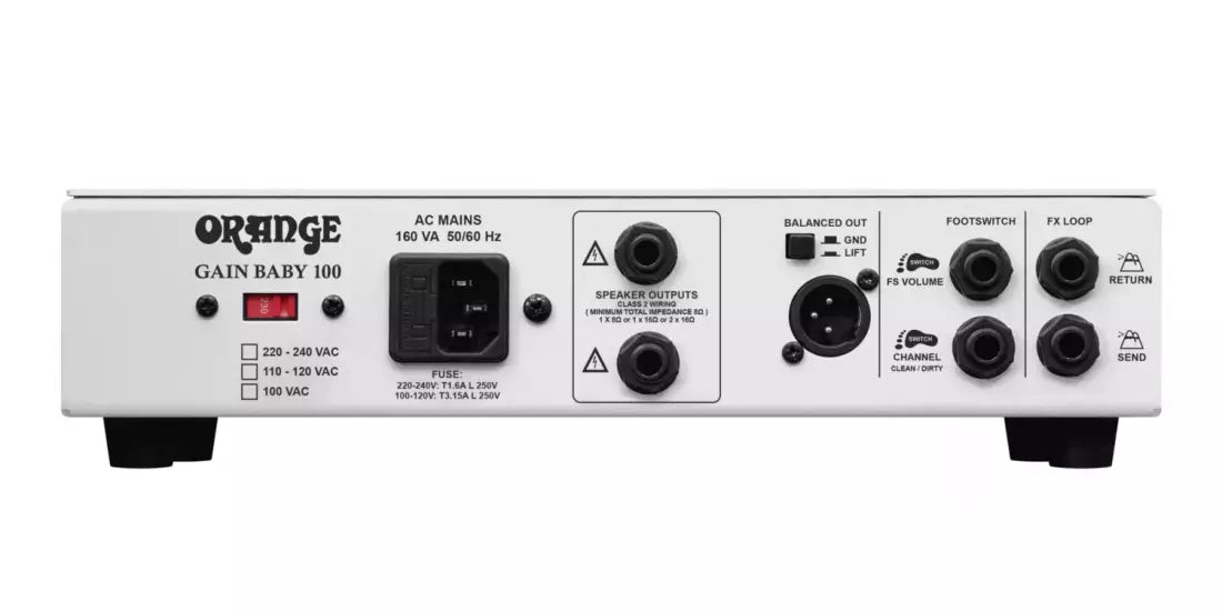 Orange Amplifiers Gain Baby 100 Watt Amplifier Head GAIN BABY