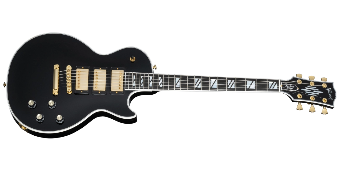 Gibson USA Les Paul Supreme Electric Guitar 3 Pickup - Ebony LPSU3P00EBGH