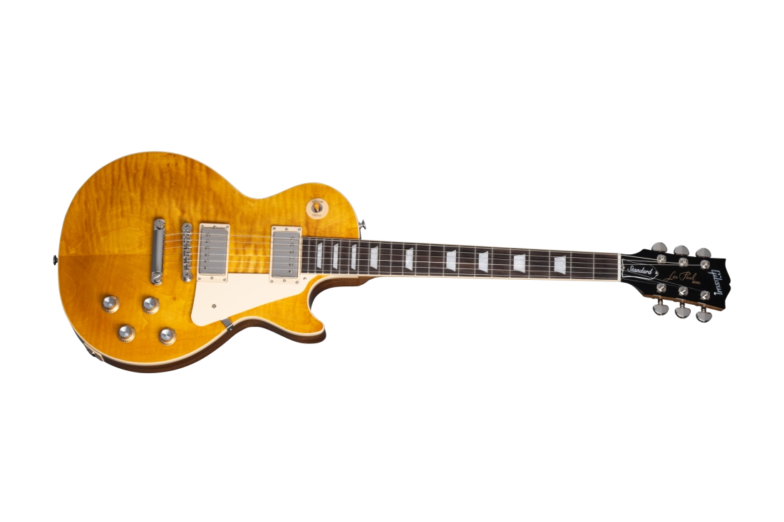 Gibson USA Les Paul Standard 60s Figured Flame Top - Honey Amber LPS600HYNH SERIAL NUMBER 202750273 - 9.6 LBS