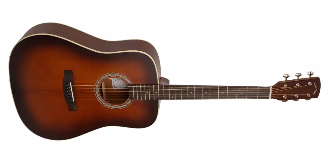 Gold Tone The Dread All Solid Wood Acoustic/Electric Guitar with Gigbag - Satin Burst GT-DREAD-BR