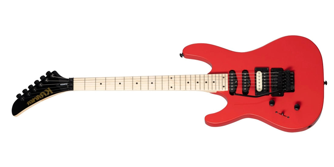 Kramer Striker HSS w/Floyd Rose Trem, Left-Handed - Jumper Red KSFRHSSJURBFLH