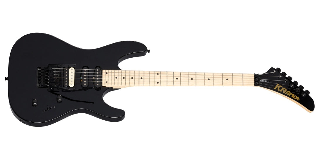 Kramer Striker HSS w/Floyd Rose Trem - Ebony KSFRHSSEBBF