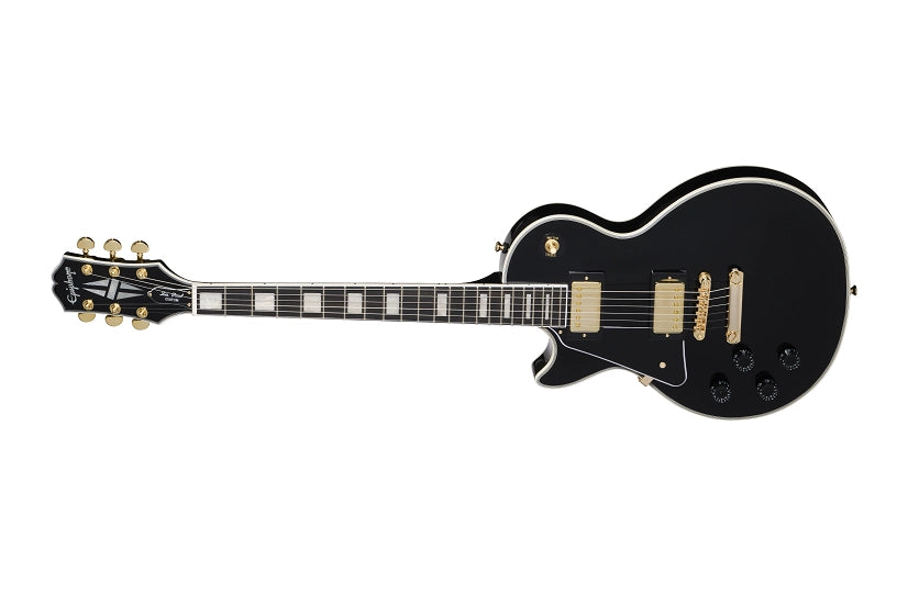 Epiphone Les Paul Custom Electric Guitar with Gigbag - Ebony (Left Handed) EIGLPCEBGHLH