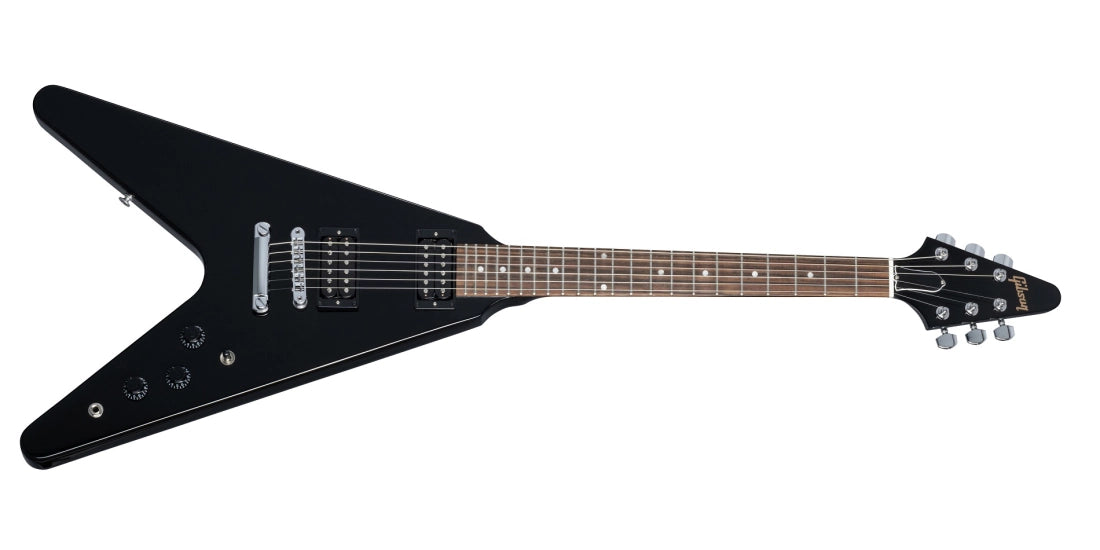 Gibson USA 80s Flying V - Ebony DSVE00EBCH