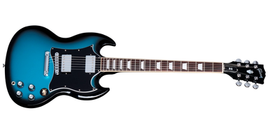 Gibson SG Standard w/Softshell Case - Pelham Blue Burst SGS00PKCH