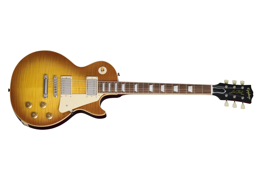 Epiphone Inspired by Gibson Custom 1959 Les Paul Standard Electric Guitar with Case - Iced Tea Burst ECLPS59ITVNH