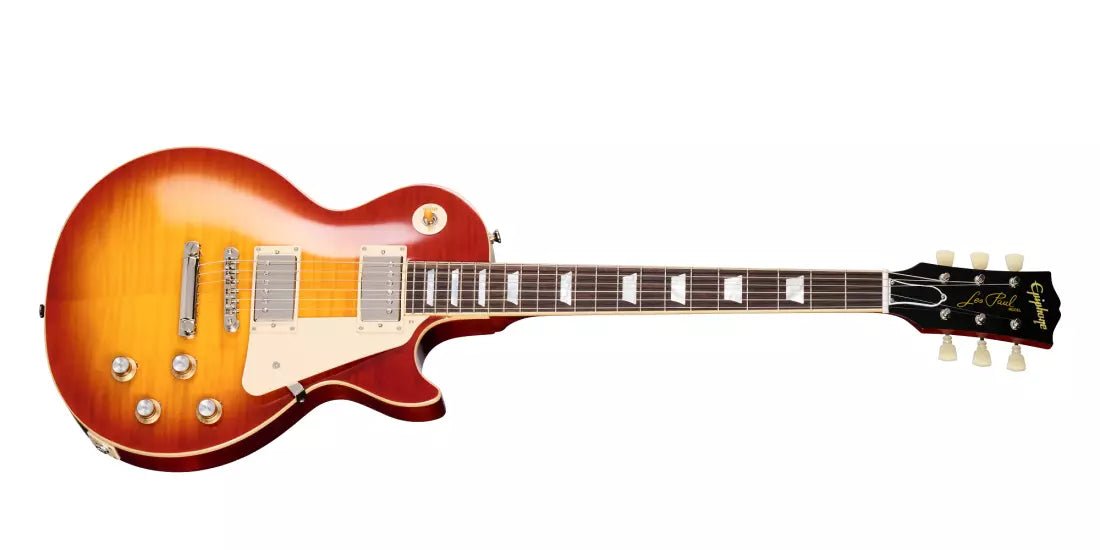Epiphone 1960 Les Paul Standard Reissue Electric Guitar with Hardshell Case - Washed Cherry Sunburst ECLPR0WCNH