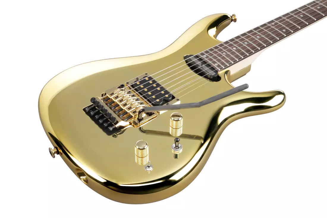 Ibanez Joe Satriani MADE IN JAPAN Signature 6 String Electric Guitar with Hardshell Case Gold Boy JS1GD