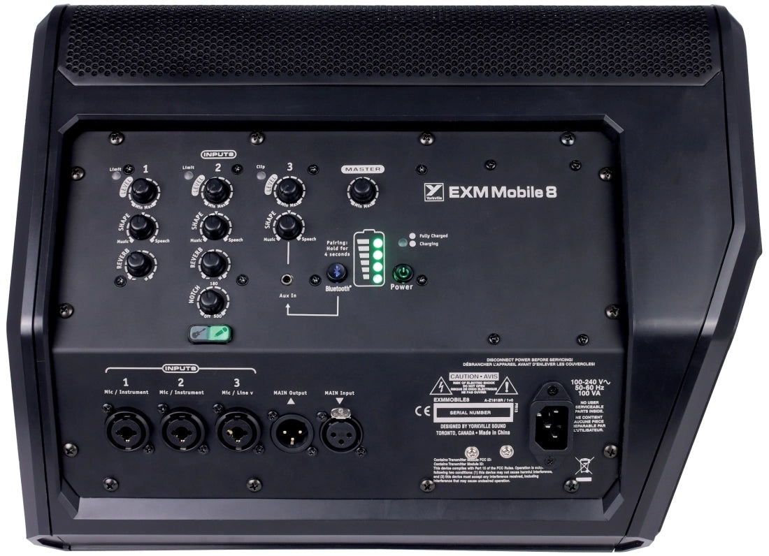 Yorkville Sound EXM Mobile8 Excursion Mini Battery Powered PA EXMMOBILE 8