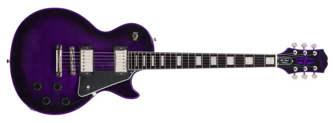 Epiphone Les Paul Custom Widow Electric Guitar with Gigbag - Purple EILPCWPBNH SERIAL NUMBER 24071532969 - 8 LBS 15 OZ