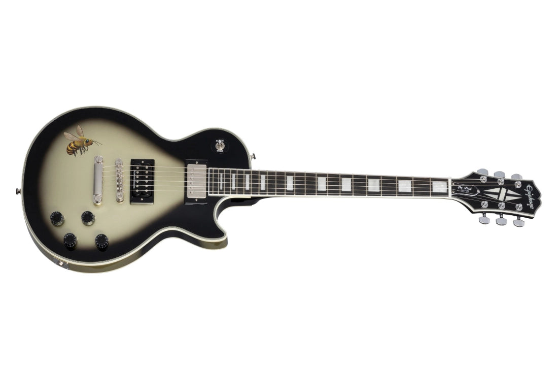 Epiphone Adam Jones Les Paul Custom Art Collection: Mark Rydon's ''Queen Bee'' - Antique Silverburst EILPCAJV7ASBNH