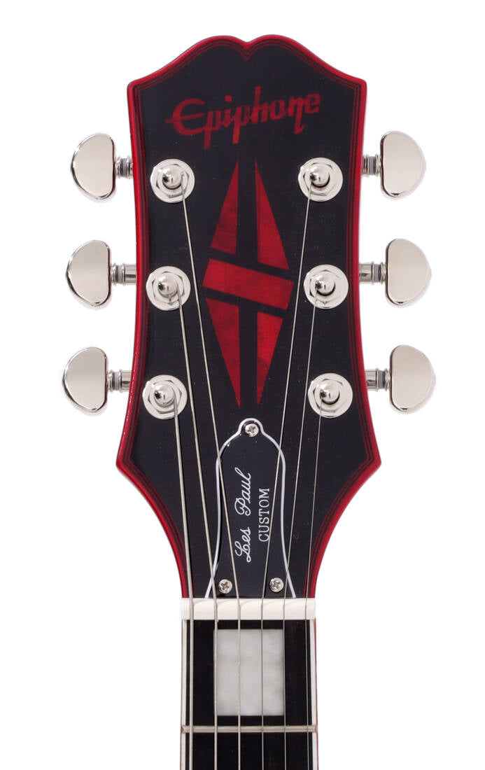 Epiphone Les Paul Custom Widow Electric Guitar with Gigbag - Red EILPCWRBNH