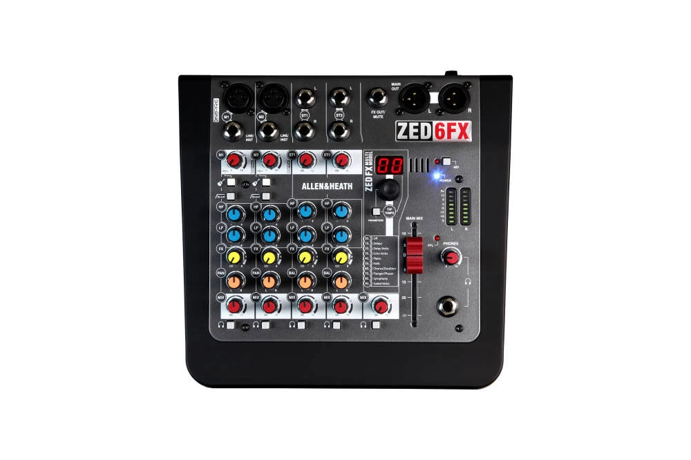 Allen & Heath ZED-6FX 6-Channel Live/Recording Mixer with FX