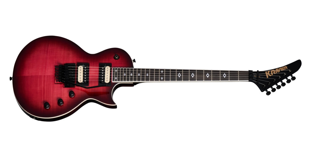 Kramer Assault Figured Electric Guitar with Gigbag - Magenta Perimeter Kramer Assault Figured Electric Guitar with Gigbag - Magenta Perimeter