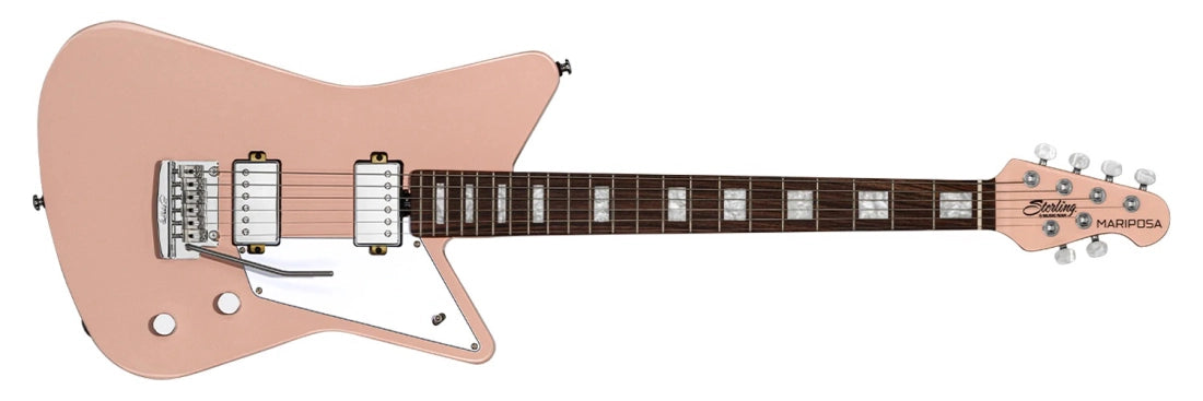 Sterling by Music Man Mariposa Electric Guitar - Pueblo Pink MARIPOSA-PBP-R2