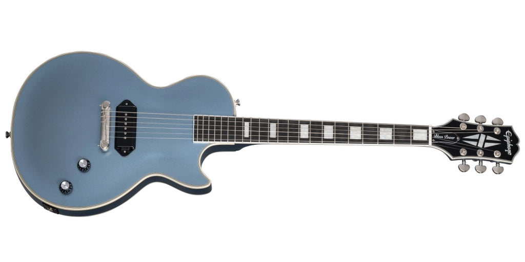 Epiphone JJ Nichols Les Paul Custom w/Case - Aged Pelham Blue