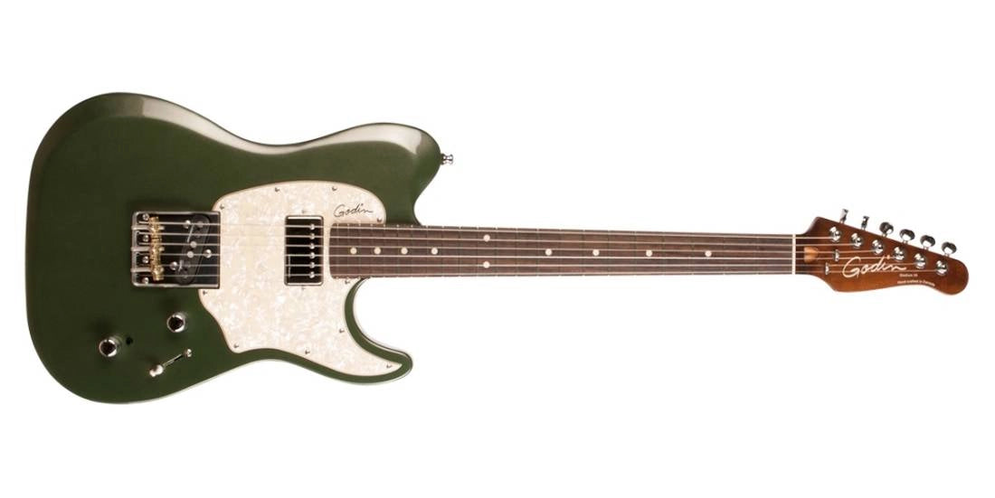 Godin Guitars MADE IN CANADA Stadium 59 6 String Electric Guitar w/Gig Bag - Desert Green G46959