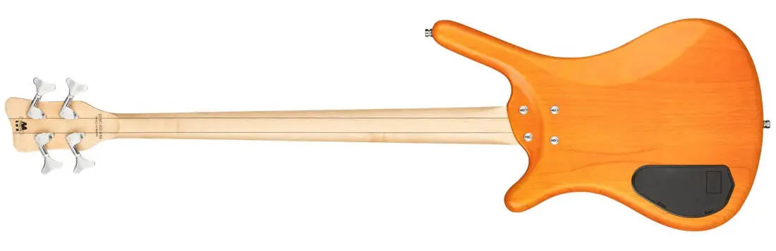 Warwick RockBass Corvette Basic 4 String Bass Guitar with Gig Bag - Honey Violin Transparent Satin RB150405AAALDFR