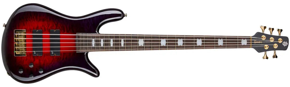 Spector Bass NS Icon Neck-Through 5-String Bass Guitar - Purple Cherry ICONNS5PC