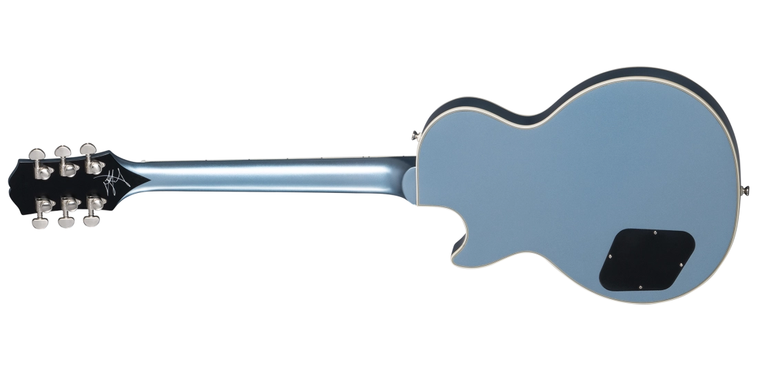 Epiphone JJ Nichols Les Paul Custom w/Case - Aged Pelham Blue Epiphone JJ Nichols Les Paul Custom w/Case - Aged Pelham Blue