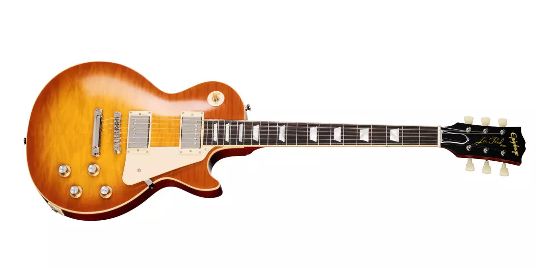 Epiphone 1960 Les Paul Standard Reissue Electric Guitar with Hardshell Case - Iced Tea Burst ECLPR0ITNH