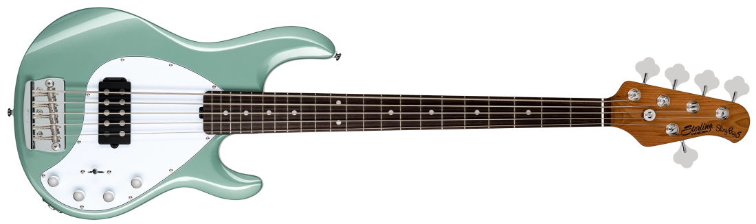 Sterling by Music Man StingRay 5 RAY35 5-String Electric Bass - Dorado Green RAY35-DGR-R2