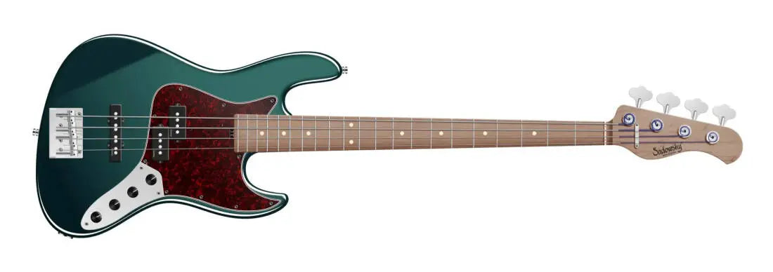 Sadowsky Guitars MetroExpress 21-Fret Hybrid P/J 4 String Bass with Gigbag - Sherwood Green Metallic MX21HP4J6MOKUFR